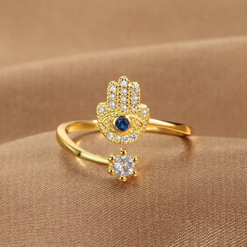 Hamsa Fatima's Hand Rings