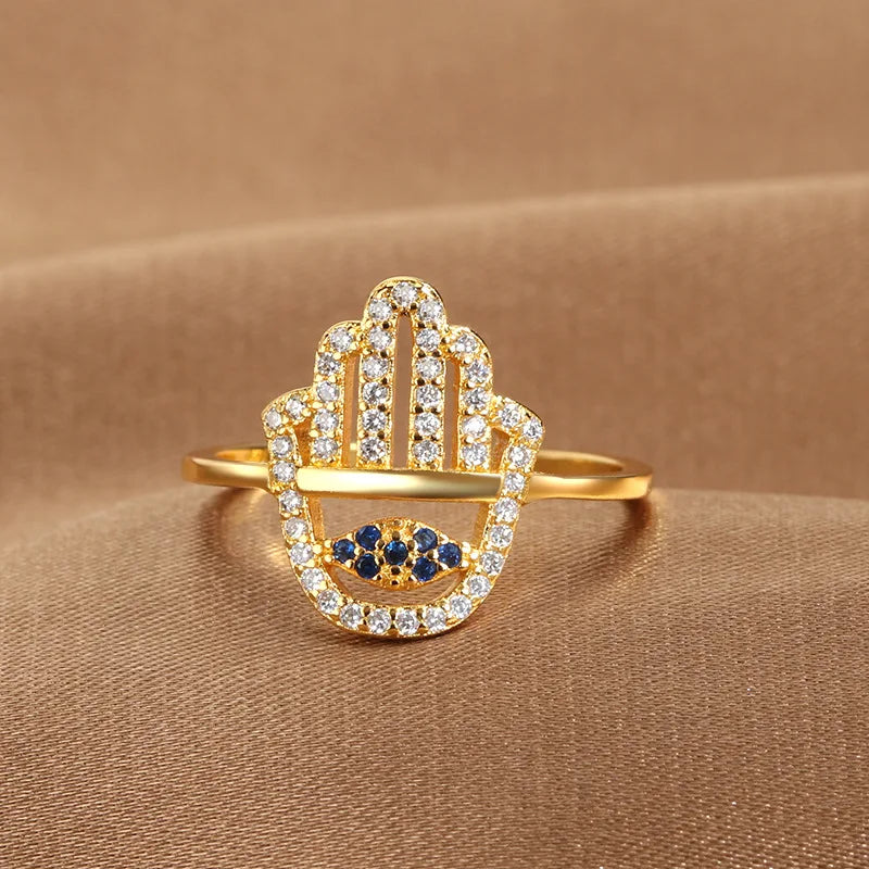 Hamsa Fatima's Hand Rings